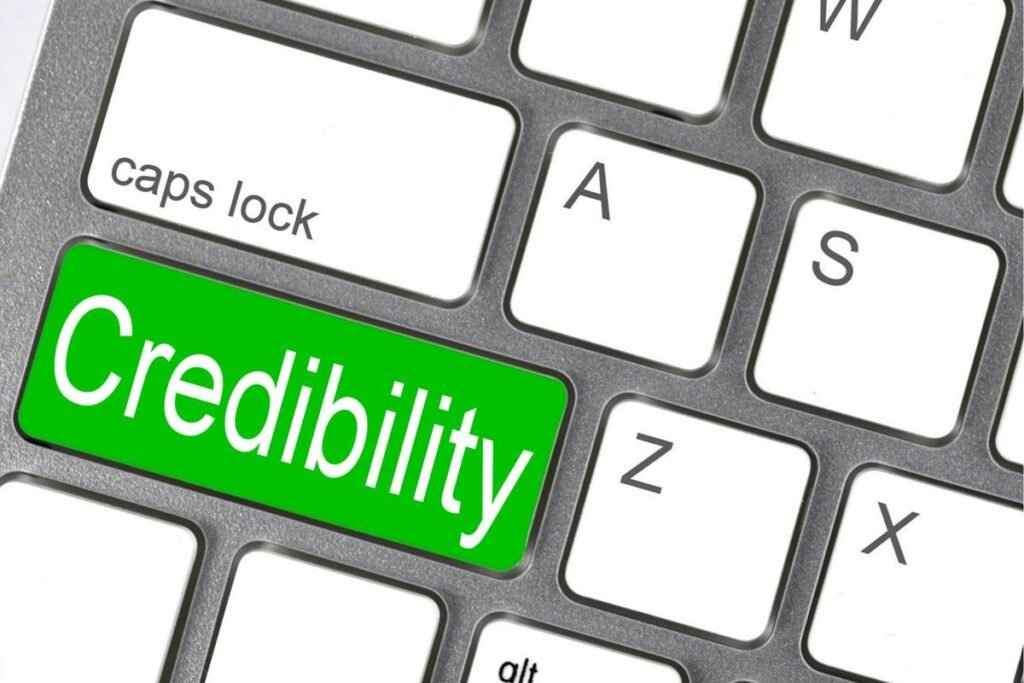 Personal website Credibility Image