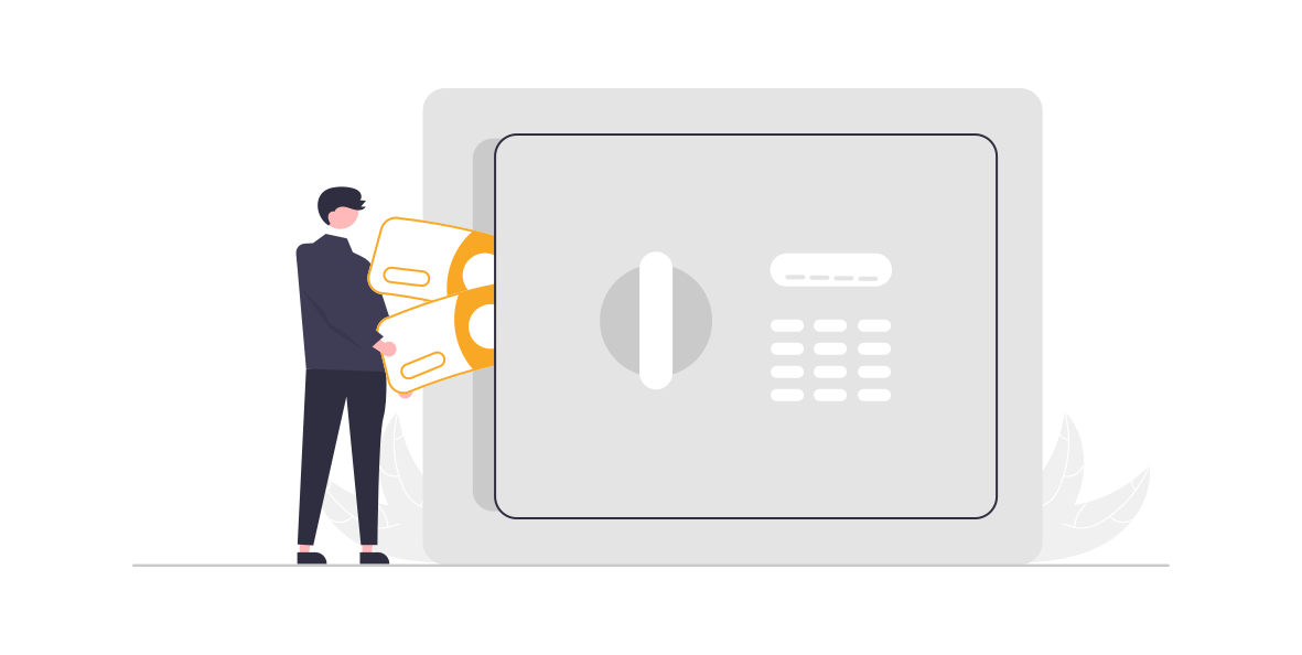 image of saving money on website