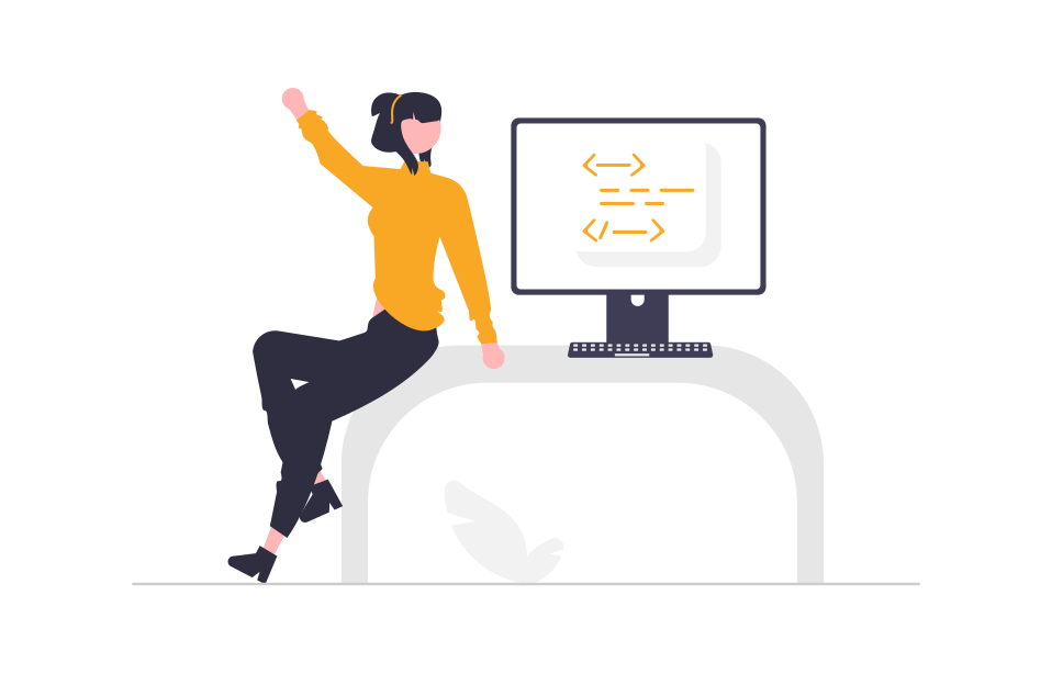 image of intelligent web developer