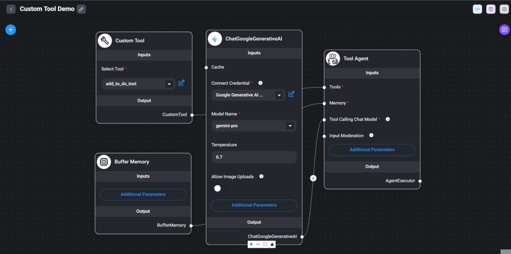 image of custom tool demo