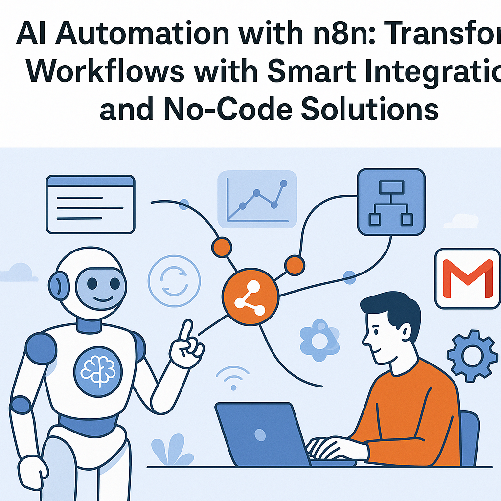 Featured image for AI Automation with n8n Transform Workflows with Smart Integration and No-Code Solutions