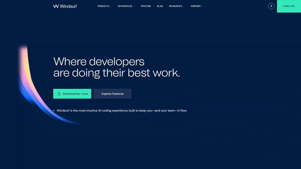 image of windsuft home page